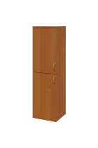 N 4 - 42D kancelářská skříň, 2-dveřová, levá, 1450x400x400, olše jantar